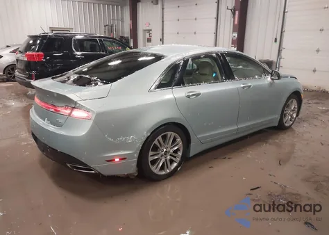 2014 Lincoln Mkz Hybrid из США, поврежденный, VIN 3LN6L2LU2ER825861